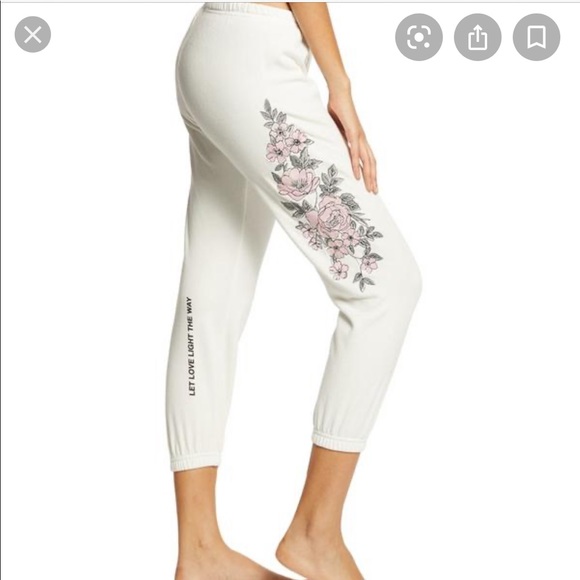 NWT spiritual gangster floral perfect sweatpants